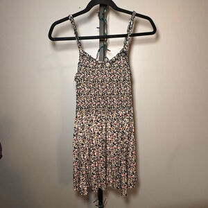 Juniors J for Justice Floral Mini Dress XL Black Pink